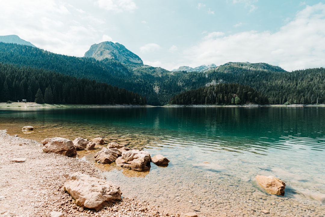 Crno Jezero Black Lake Durmitor Montenegro turquoise water mountain reflection summer