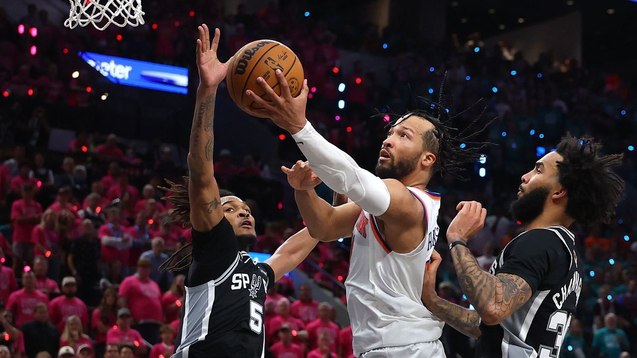 Brunson'un 30 puani Knicks'in Spurs'e karşı 1. Maçı kazandı