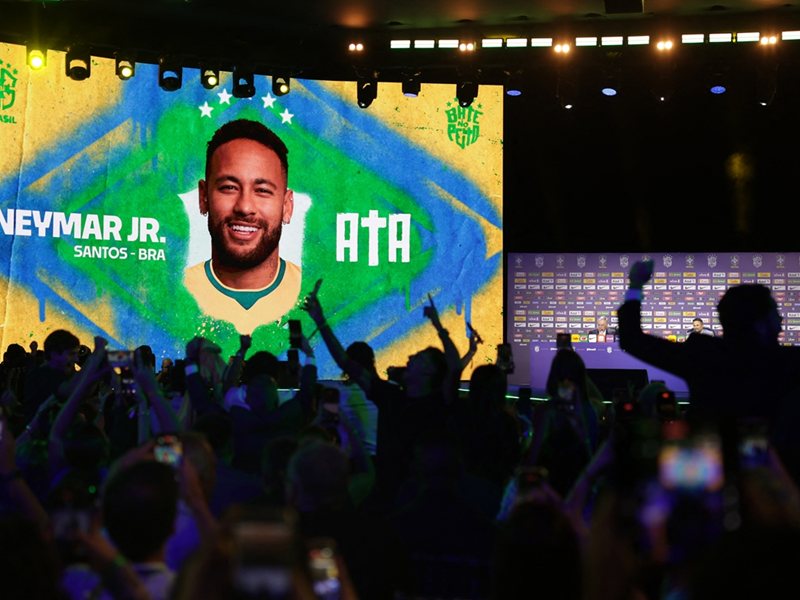 Brezilya, İgor Tiago ve Neymar ile Dünya Kupası Takımı İkinci