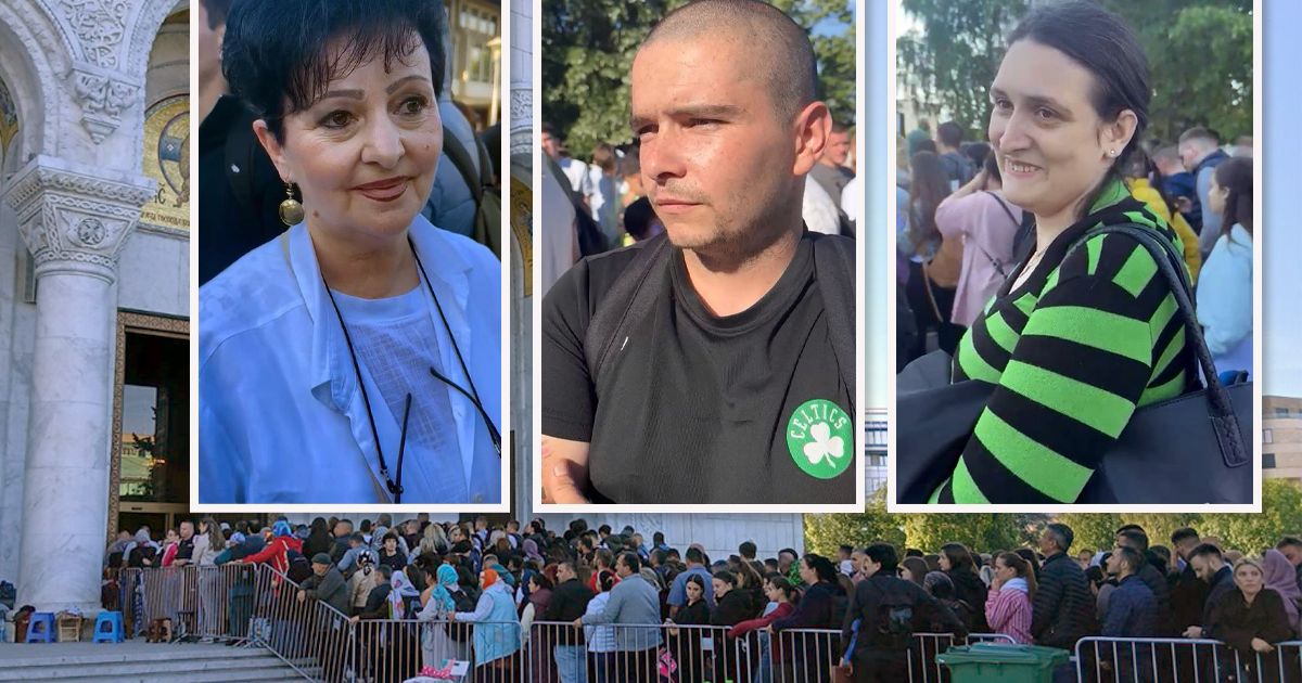 Belgrade'daki Kutsal Kemer ziyaretine binlerce kişi akın etti