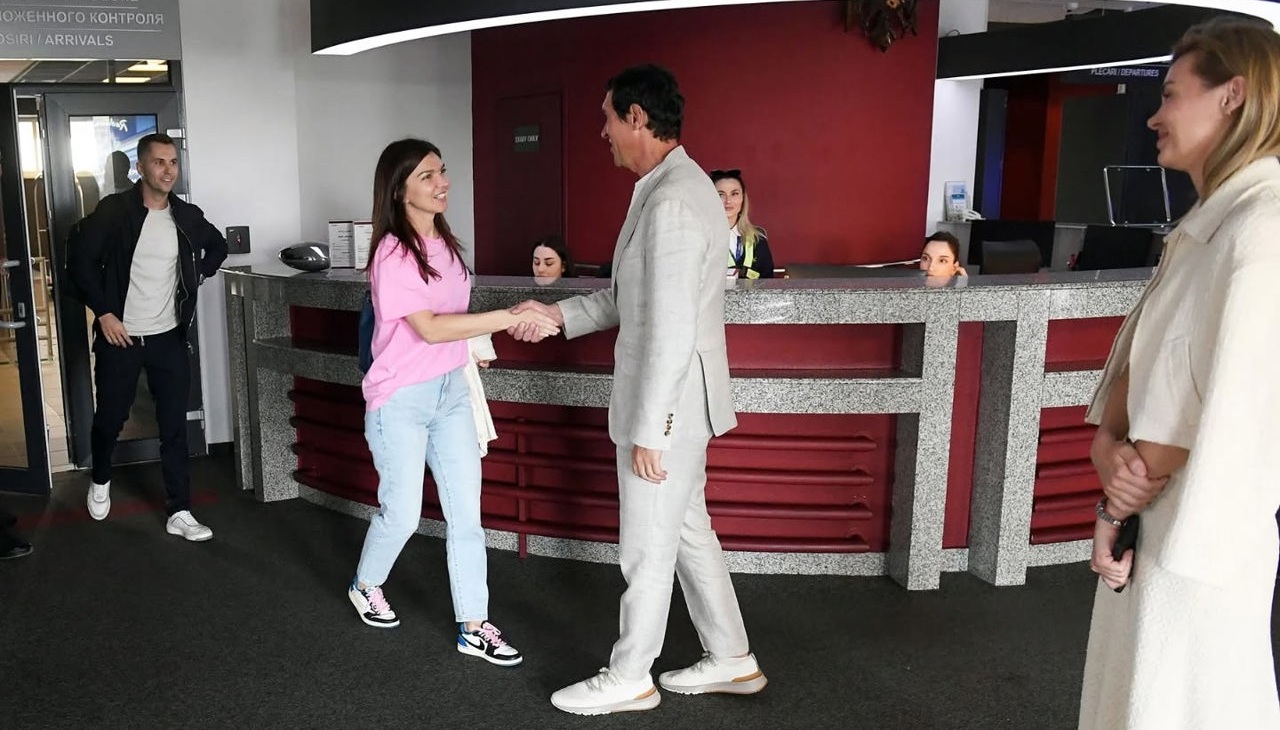 Simona Halep, Kişinay'daki Otelde Özel Bir Hoşgeldin Mesajı Aldı