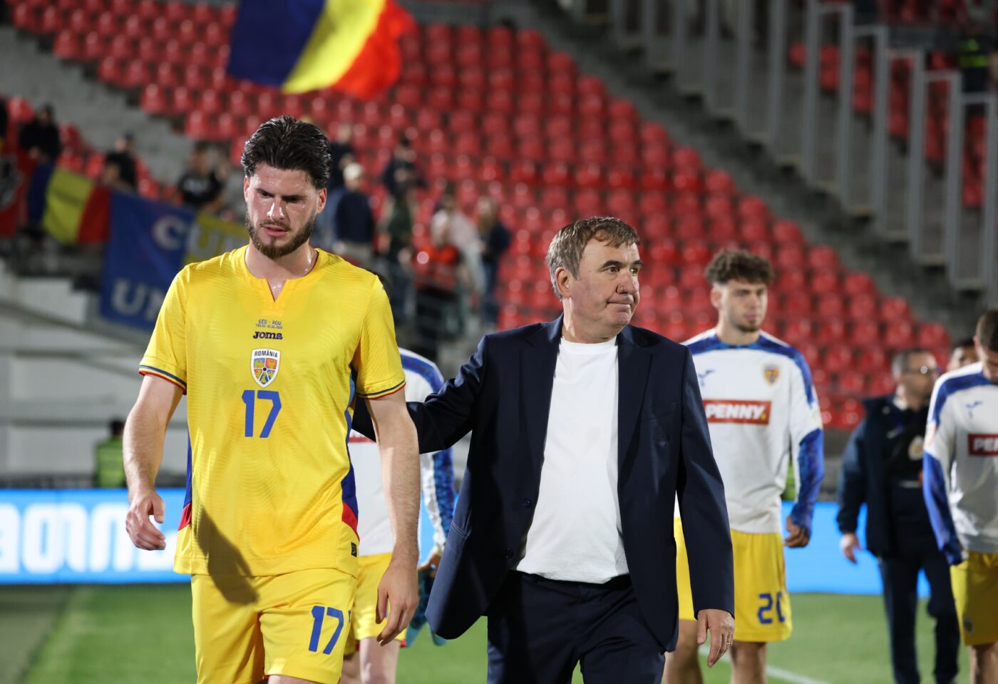 Becali terk etti, Hagi dirençli: Romanya 1-1 Gürcistan
