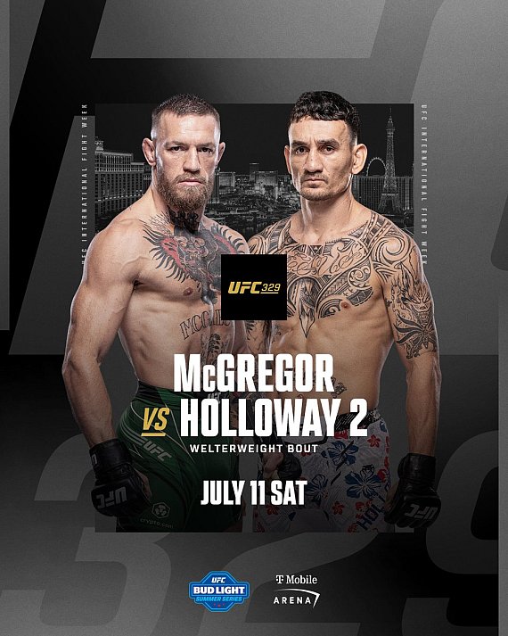 Conor McGregor Max Holloway ile UFC 329'da Sıçrayan Zavallı