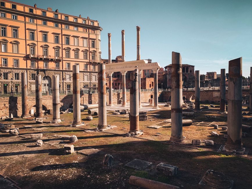 Stobi Roman ruins North Macedonia ancient forum columns