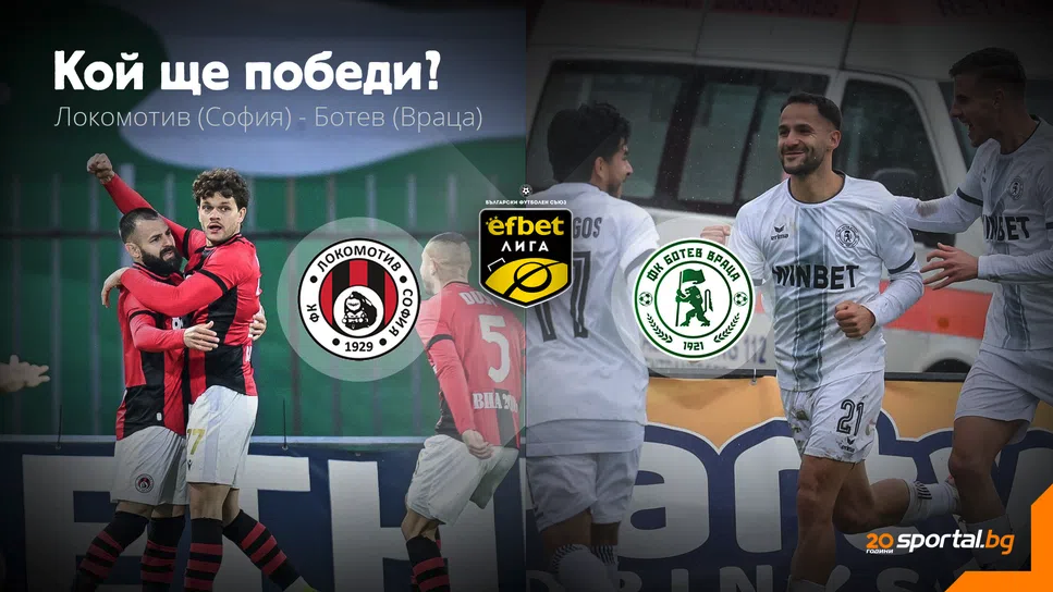 Lokomotiv Sofya ve Botvya Vratsa 11. Sırada