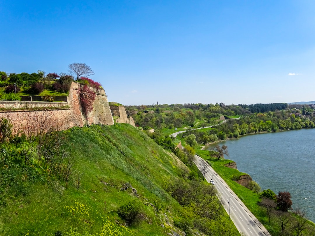 Petrovaradin Fortress Novi Sad Danube River sunset view