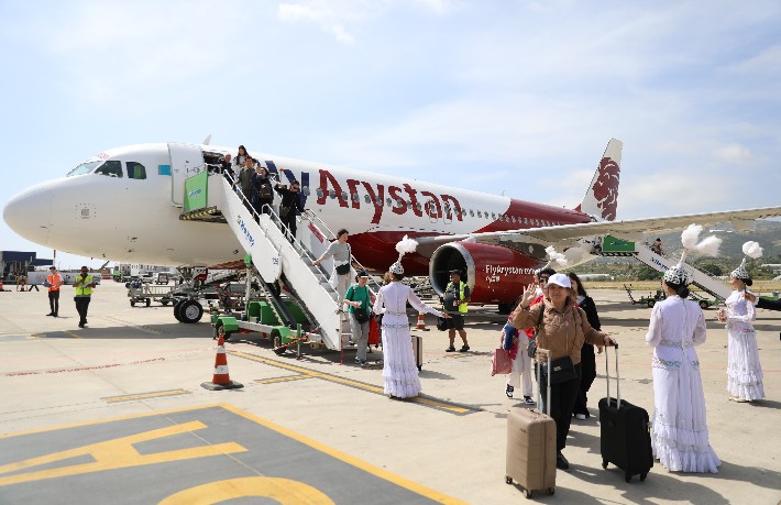 Alanya Orta Asya pazarından yeni uçuşlara başladı