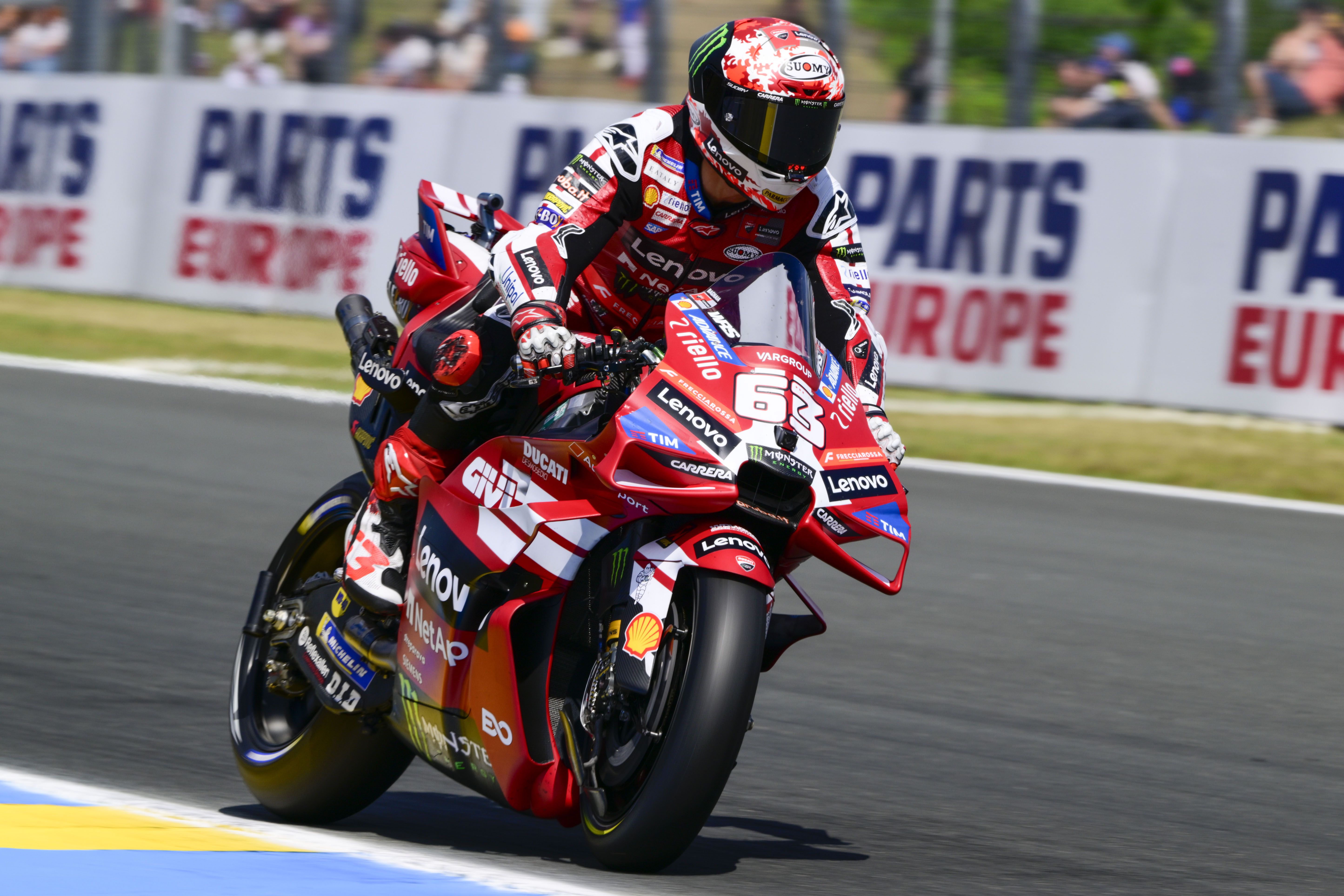 Bagnaia Pole Pozisyonu, Marc Márquez Bugatti Pist Rekordunu Kırıyor