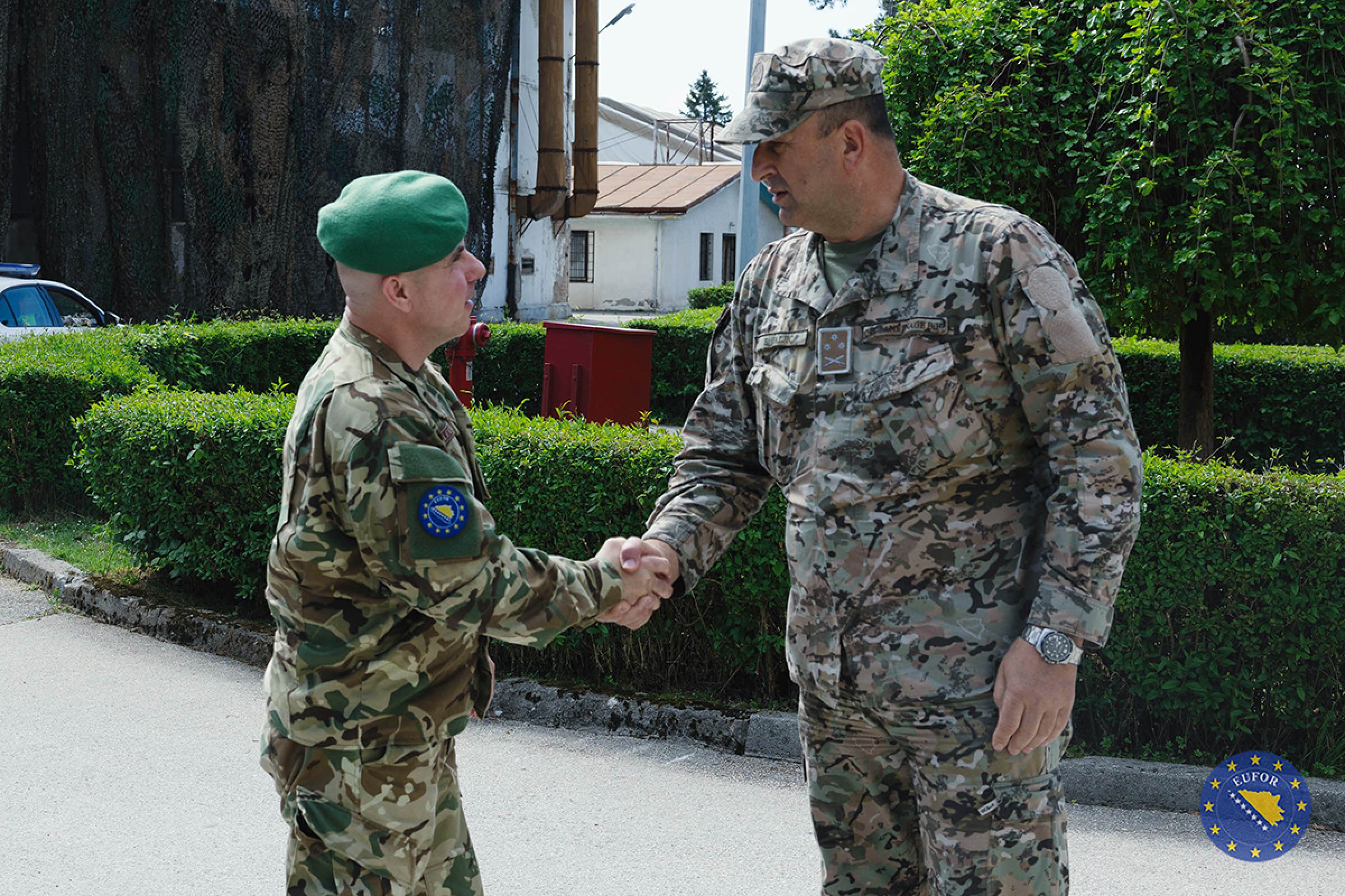 EUFOR Başkomutan Yardımcısı Bosna Hersek Silahlı Kuvvetleri Taktik Destek Brigadesi ile Rajlovac'ta Toplantıya Katıldı