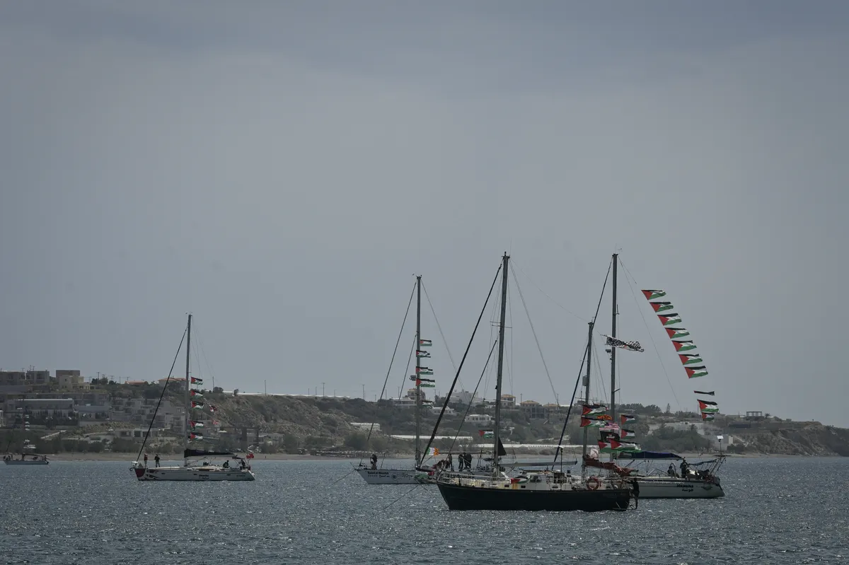 İsrail Deniz Kuvvetleri Cezayir'in Gazası Flotilasının Çoğu Gemisini Durdurdu