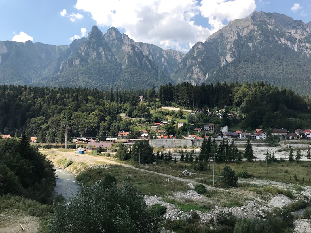 Râșnov Fortress Romania stone walls hilltop view Bucegi Mountains