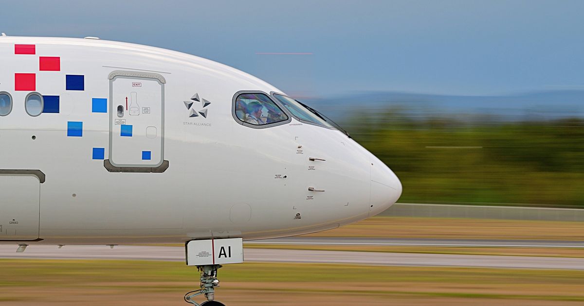 Split Havaalanında Croatia Airlines Uçağının Pistten Çıkışı