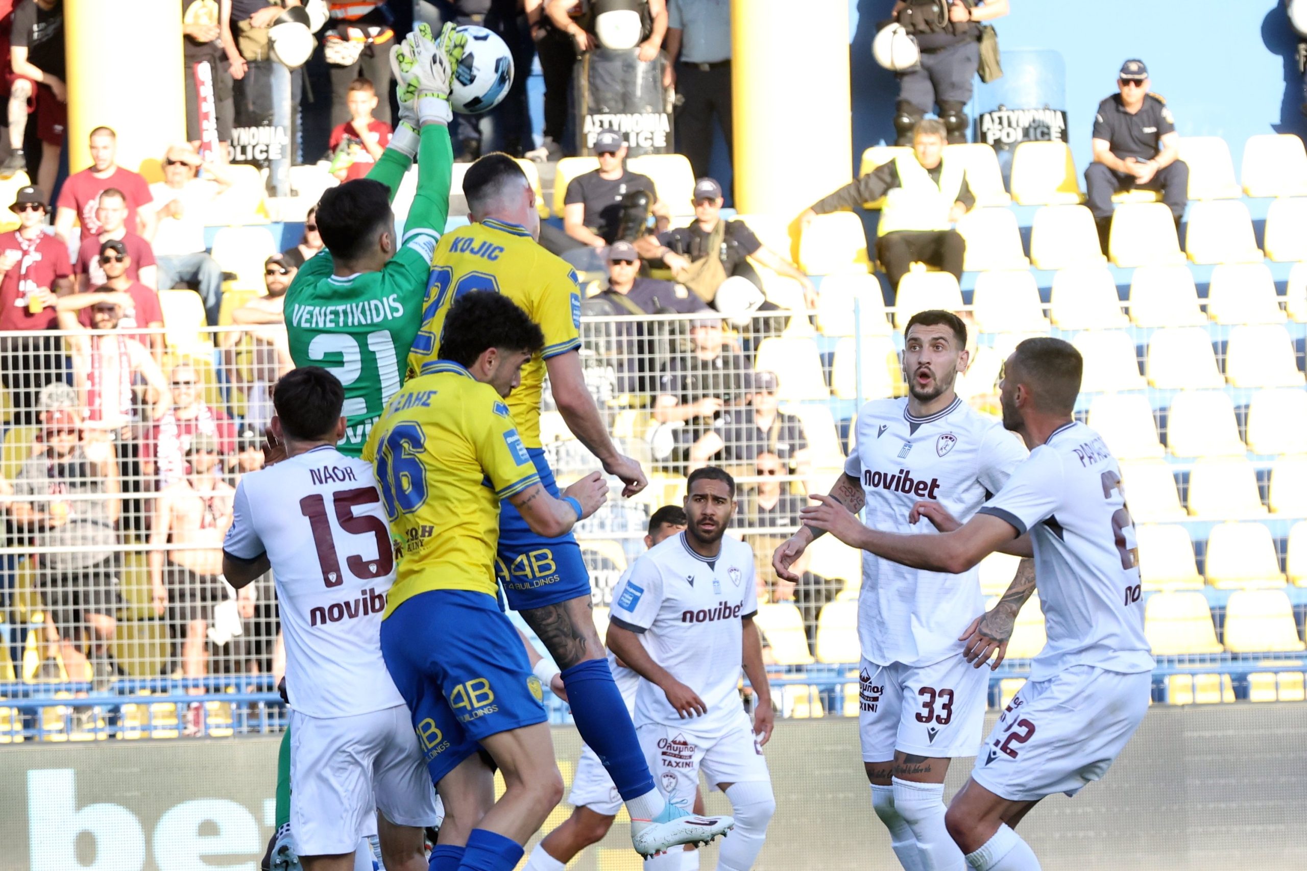 AEK Novibet ve Panaitolikos 1-1 Berabere Biten Egzersizde