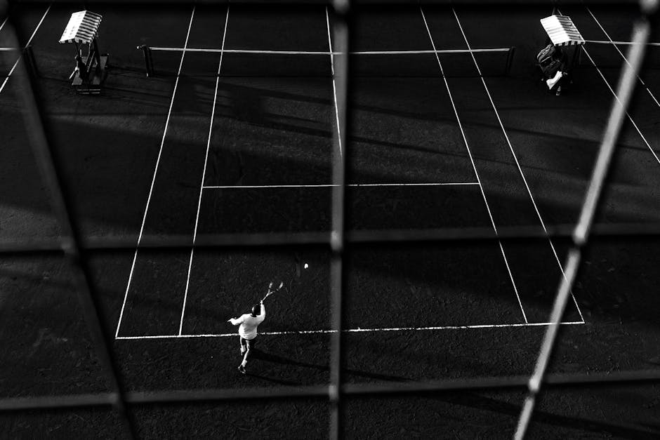 Tennis training at Belgrade Sports Centre Serbia