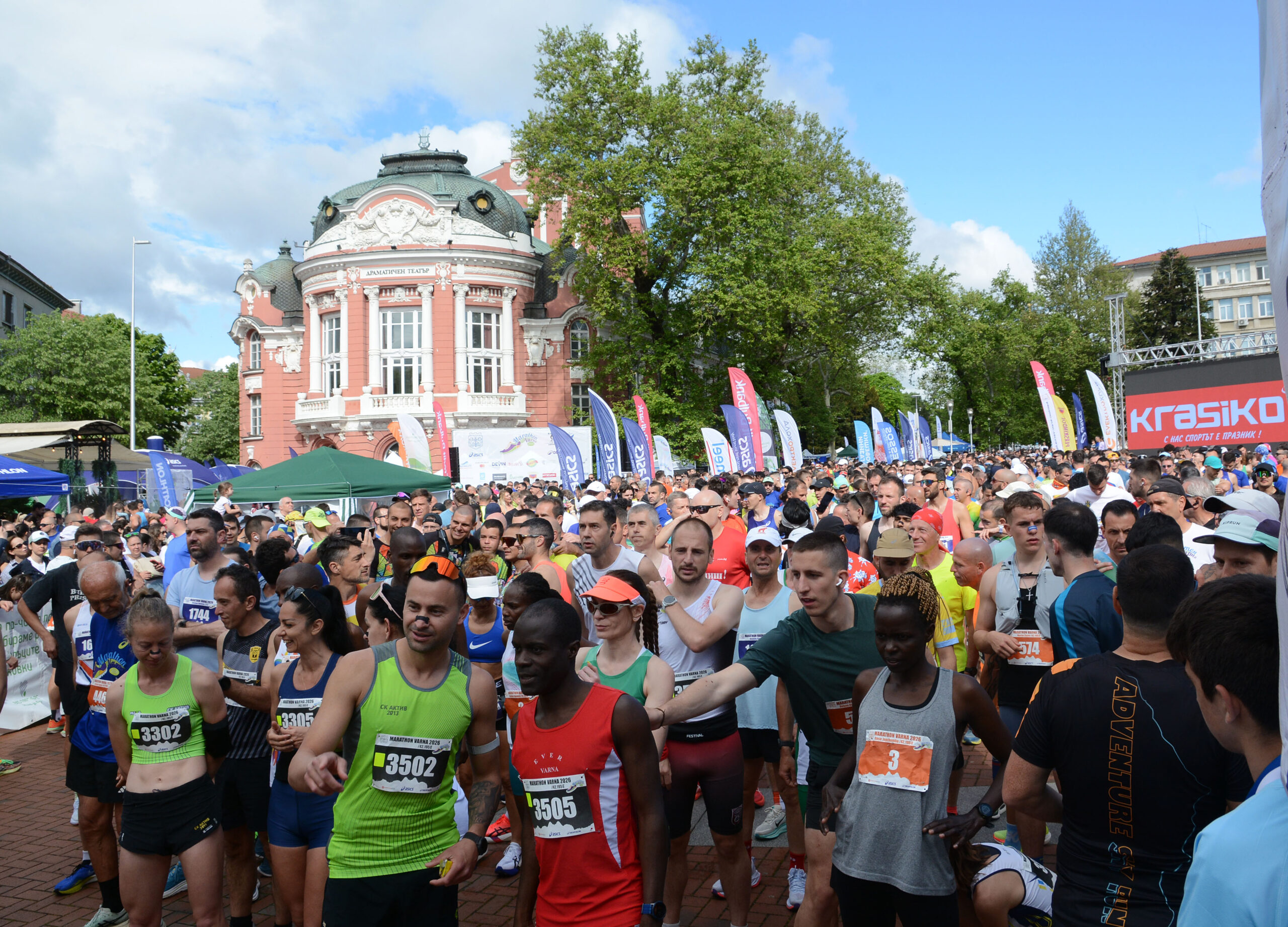 Varna Maratonu'nda Kayıt Tavanı Katılımcı Sayısı, 3700'den Fazla Kişi Katılıyordu