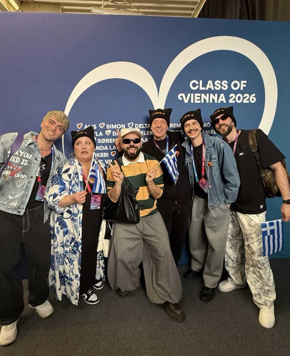 Akylas, 2026 Eurovision'da Yunanistan'ın İlk Rehearsalında Enerjik Performans Veriyor