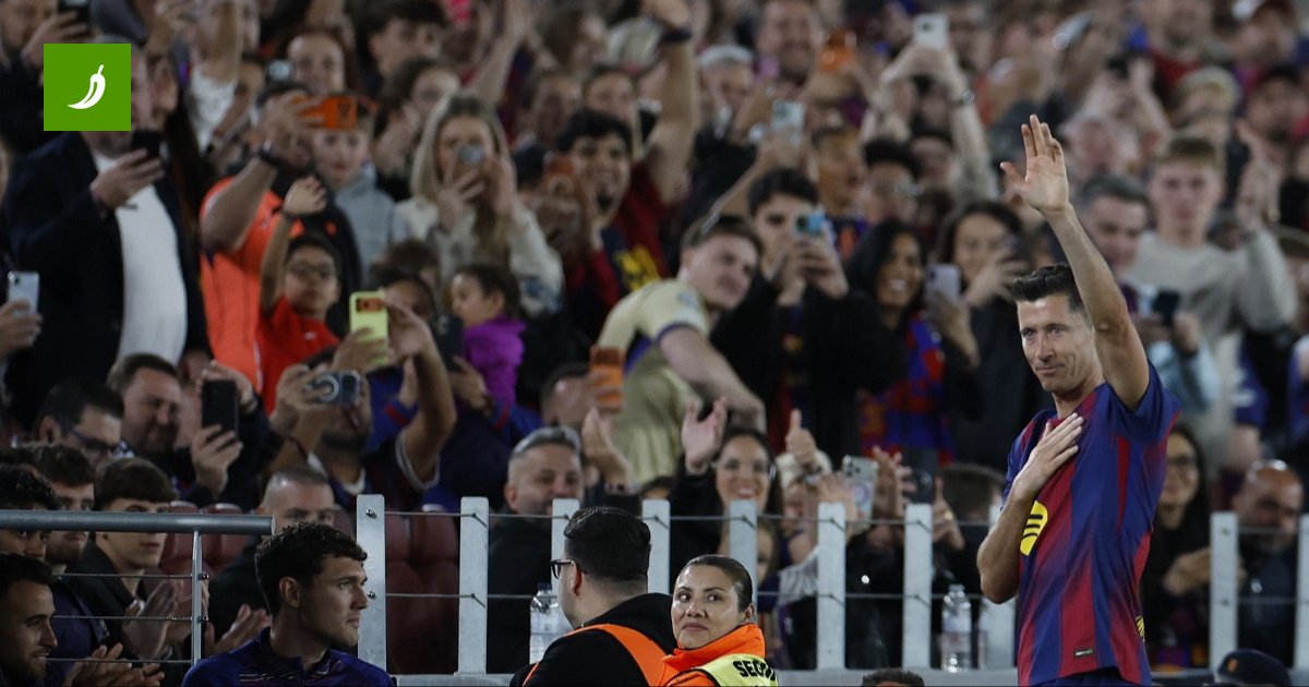 Lewandowski, Barcelonadan ve Kamp Nou'dan Duygusal bir Selamla Veda Etti