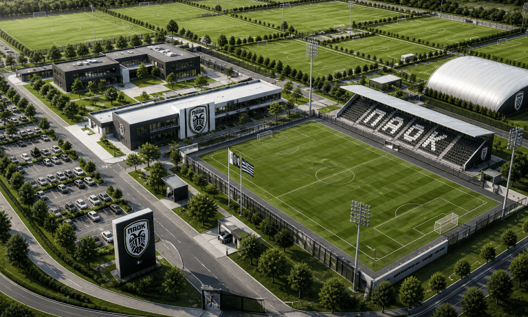 PAOK: Yeni Antrenman Merkezi İlerliyor ve 11 Maç Alanı ile Ambisyonlu Proje