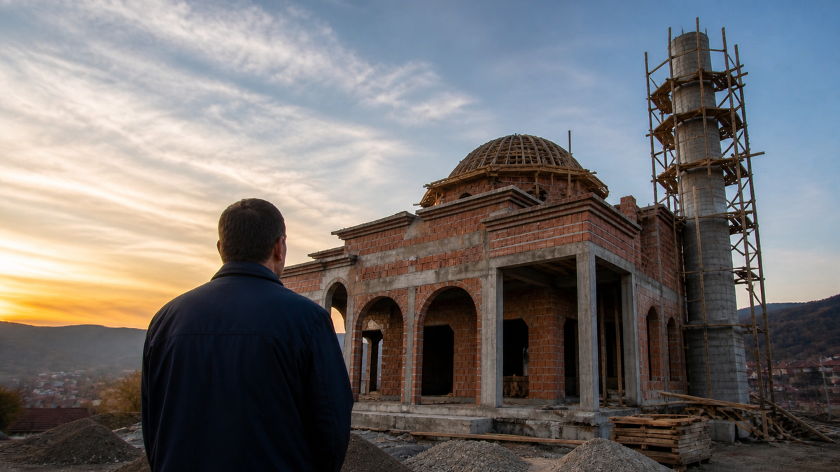 Sırp Komşuları için Cami İnşa Etti, Birlik Sembolü Oldu