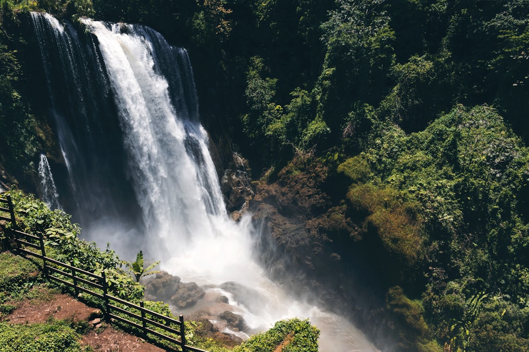 Kewae Waterfall Doi Inthanon powerful cascade emerald pool