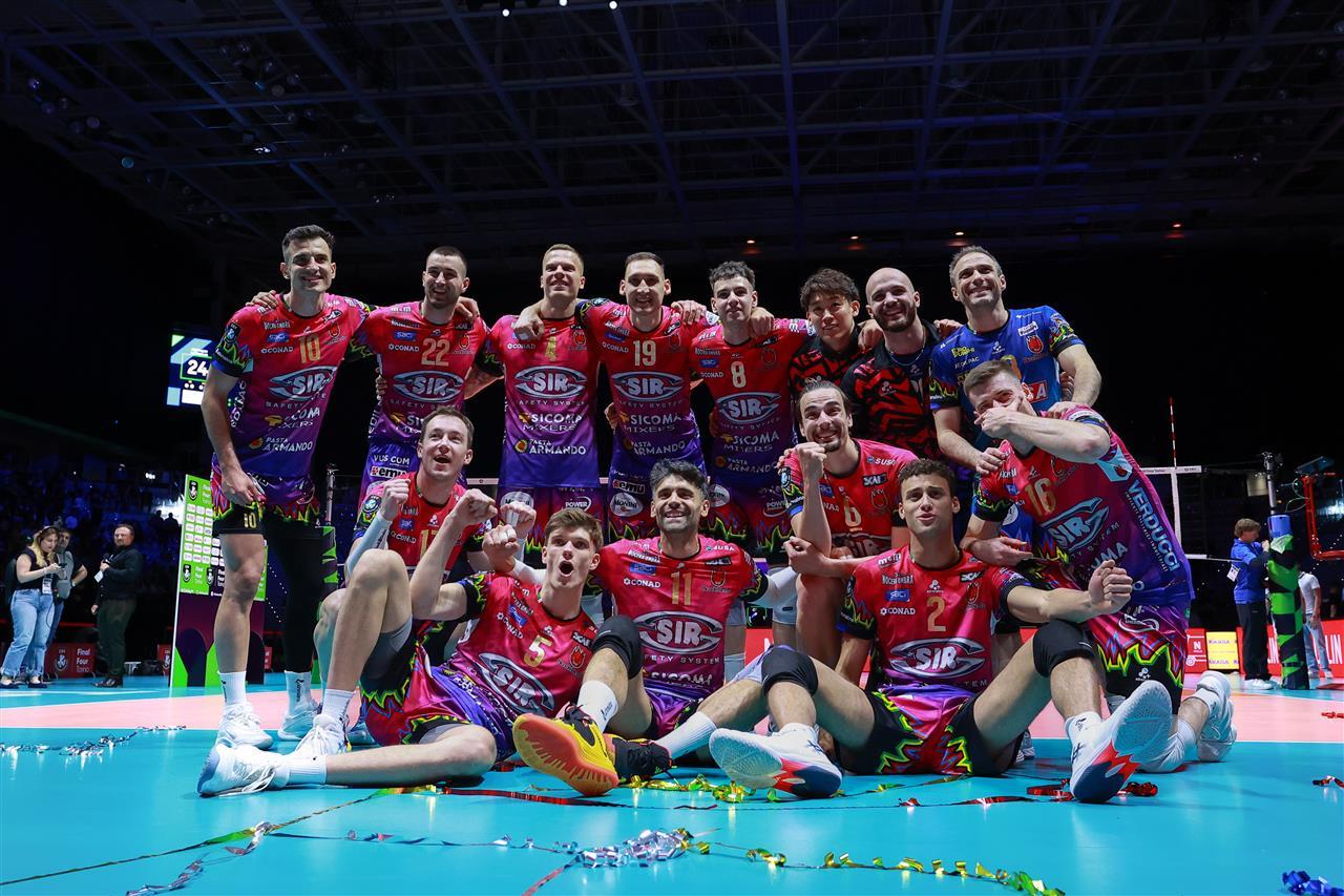 Perugia CEV Şampiyonlar Ligi Finaline Varşova'ya 3-0 Galibiyetle Girdi