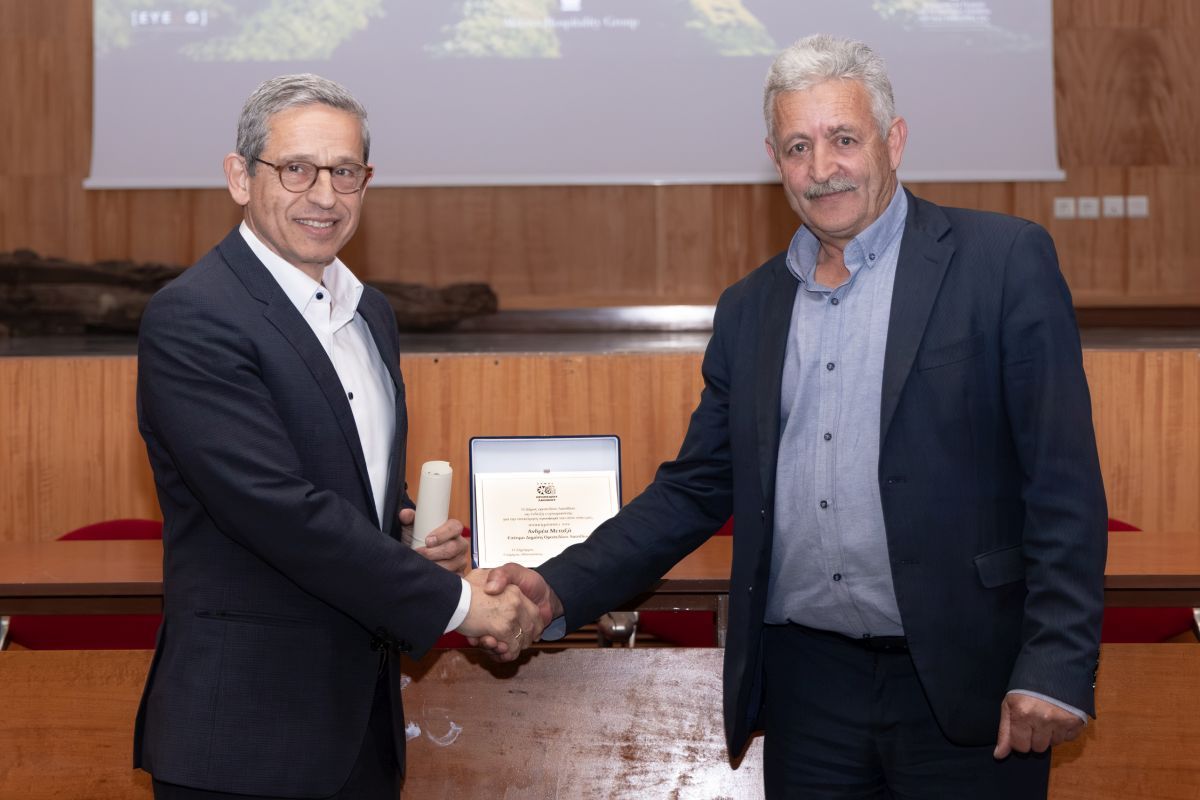 Metaxa Hospitality CEO'su Lassithi Plateau Onursal Vatandaşı Oluyor