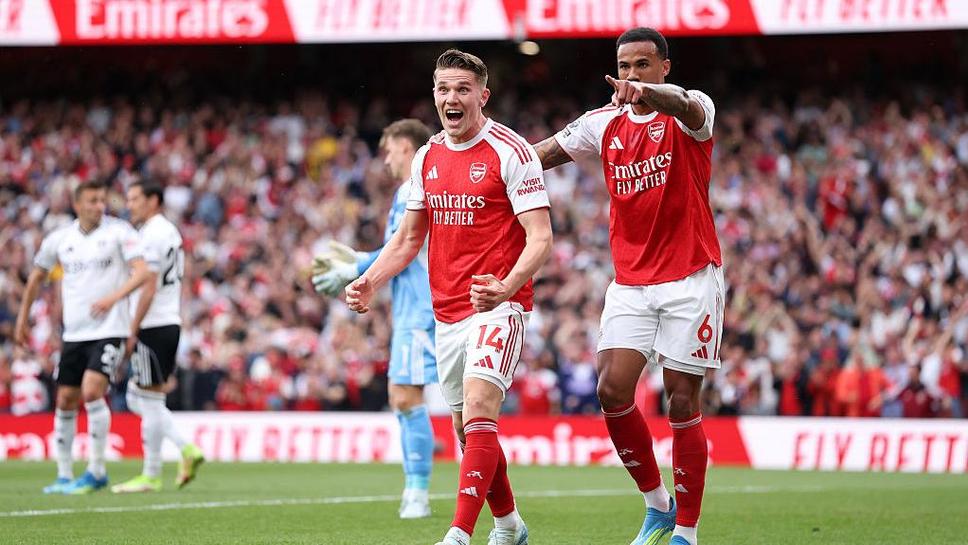 Arsenal 1-0 Fulham, Guendouzi Ev sahibi için gol atar