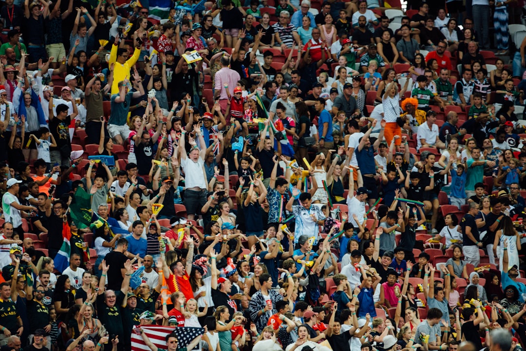 Balkan football match crowd cheering intense atmosphere