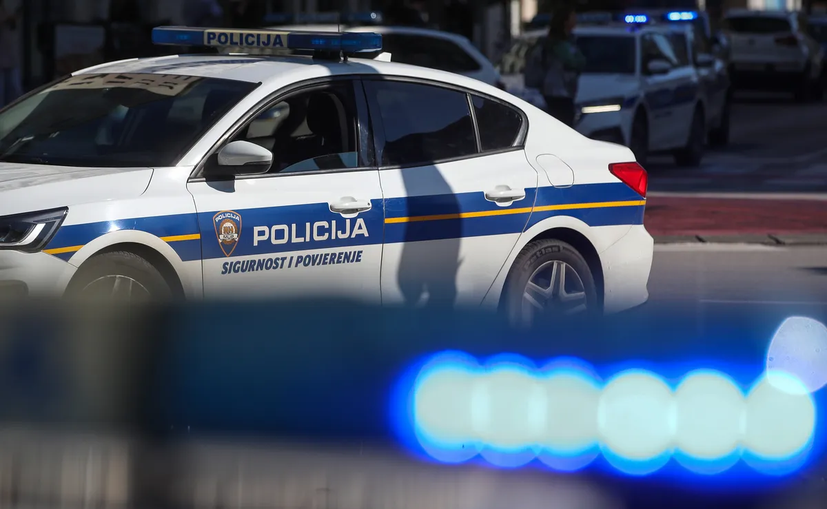 Rijeka Otobüsü Çarpar, Kontrolsüz 200 Metre Kaydı