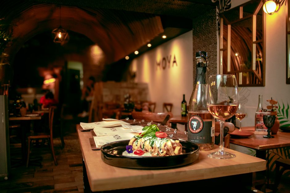 Kotor Old Town restaurant terrace local dishes cevapi wine