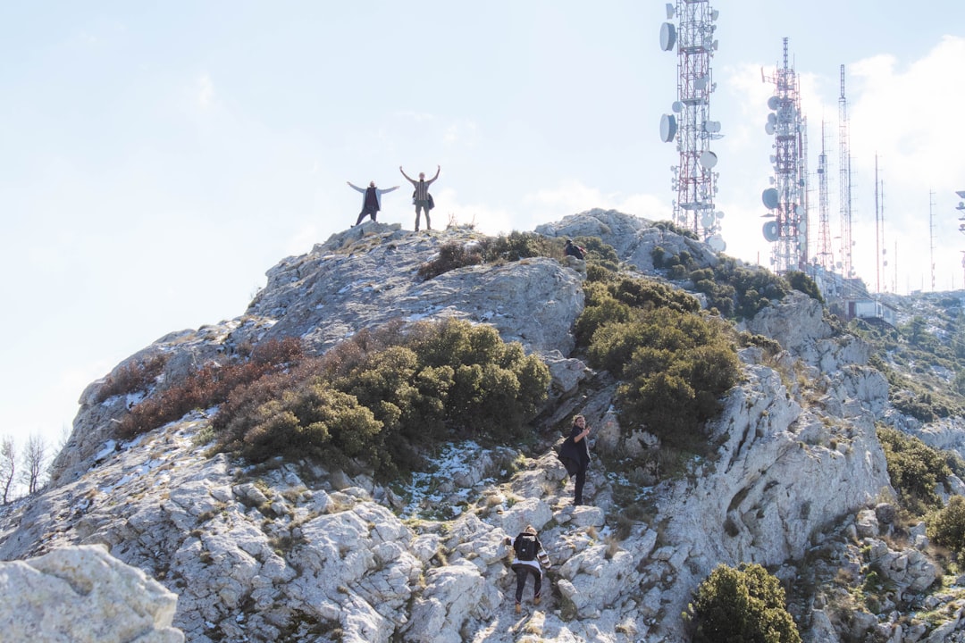 Mount Olympus Greece Balkan chamois wild goat cliff side