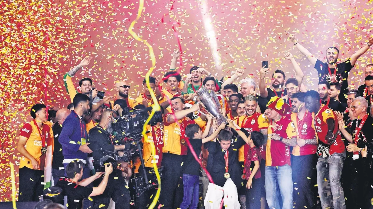 Galatasaray Dördüncü Türevi Şampiyonluku Kutladı