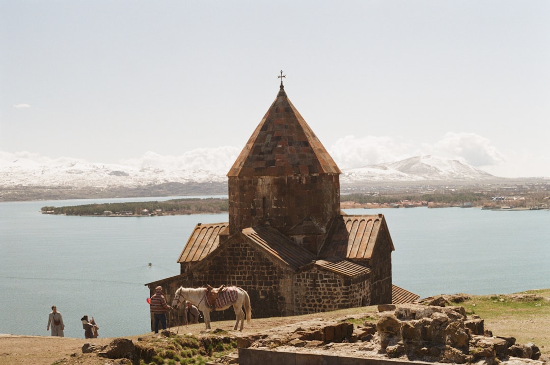 St. John at Kaneo church Ohrid rocky peninsula lake view