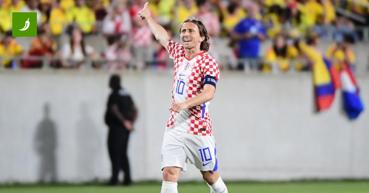 Modrić, Hırvatistan'ı Beşinci Dünya Kupasına Çıkar