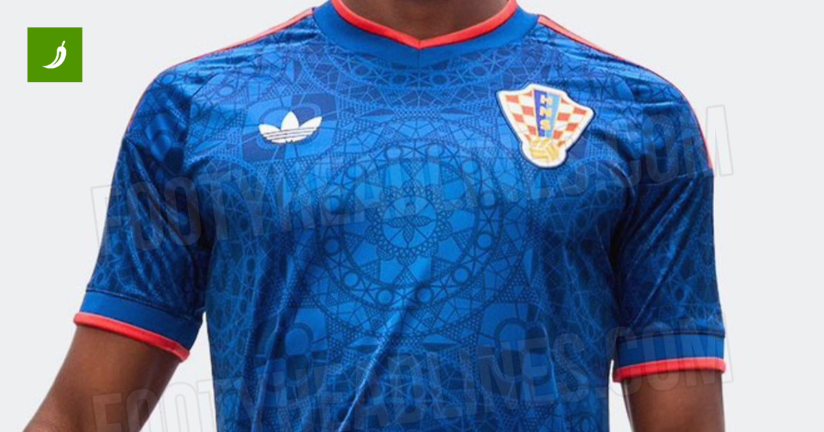 Hırvatistan yeni mavi deplasman formasını Adidas'tan açığa çıkarıyor