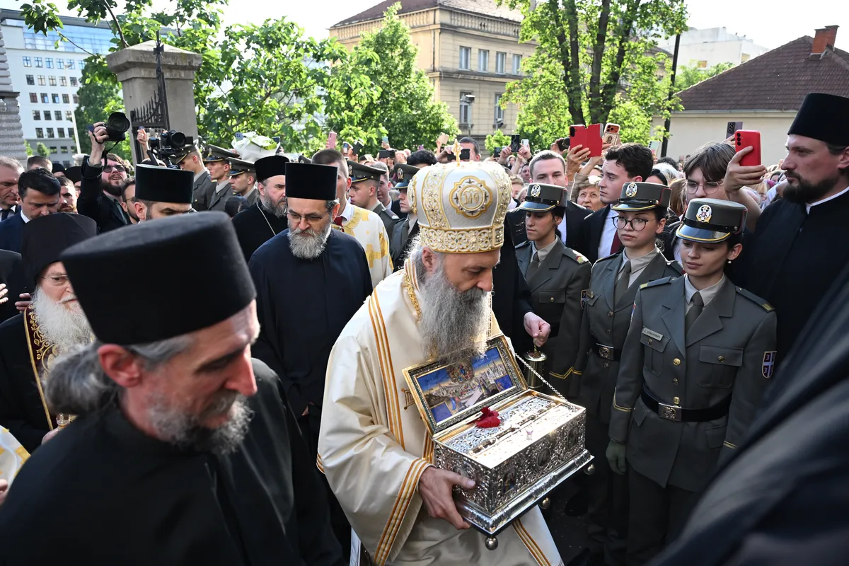 Belgrad'da Spasovdan'ı kutlama: Aziz Annenin Hızmet Gümleği Processyonu'nun önderi