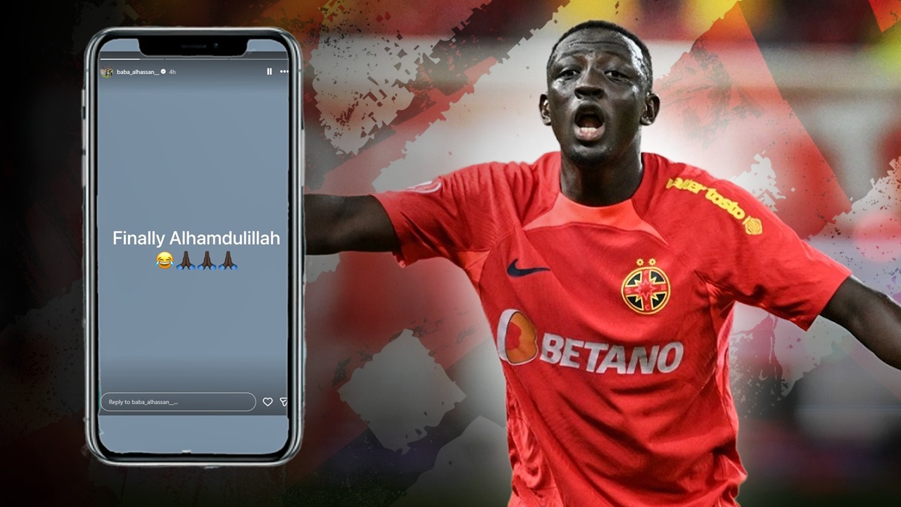Baba Alhassan, Dinamo derbisinden önce FCSB'den ayrılışını ve Instagram paylaşımını açıkladı