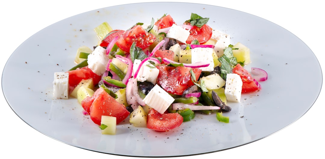 Bulgarian traditional food kashkaval cheese shopi salata