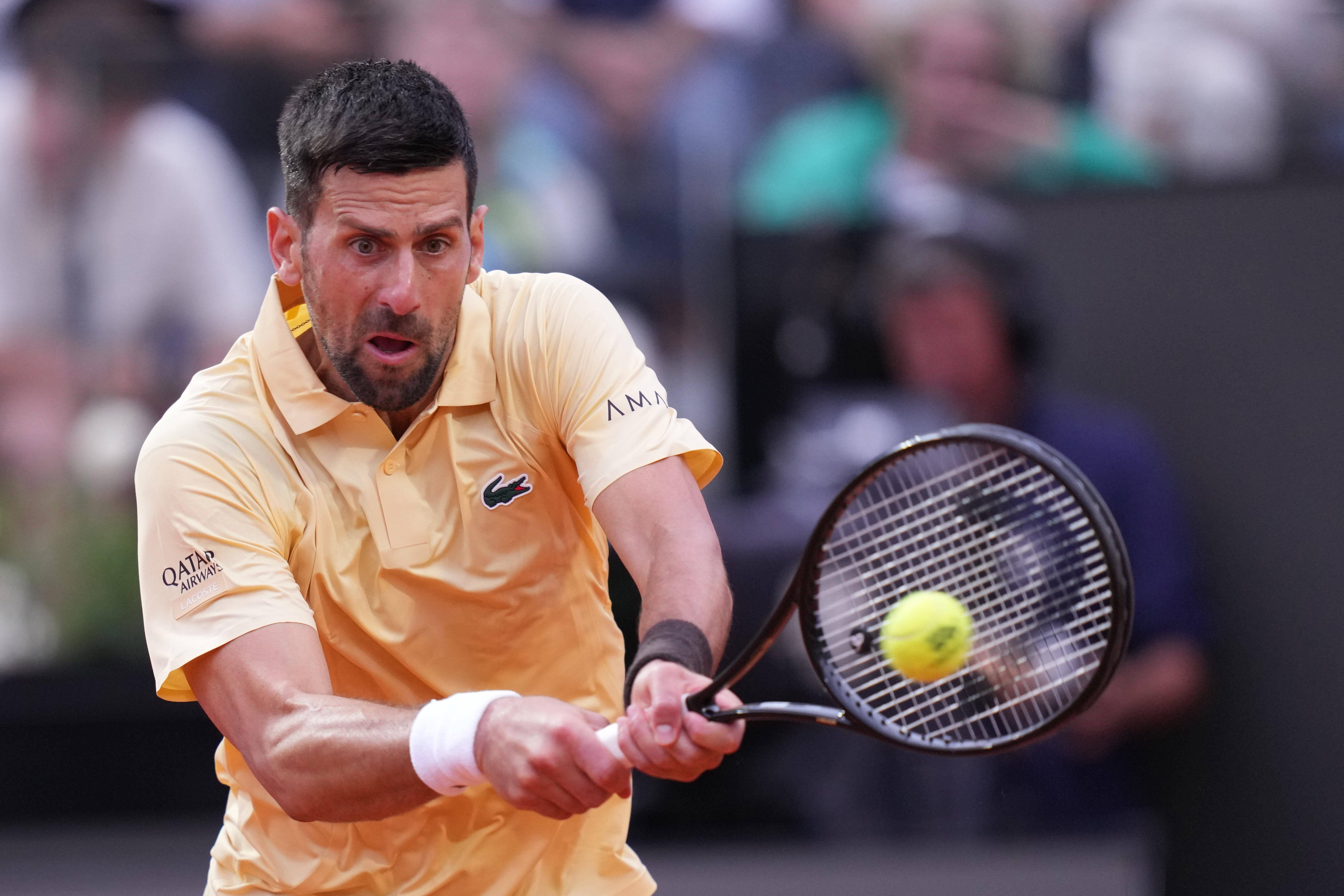 Hırvat Genç Romada Djokovic'i Saldırdı
